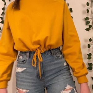 Yellow sweatshirts